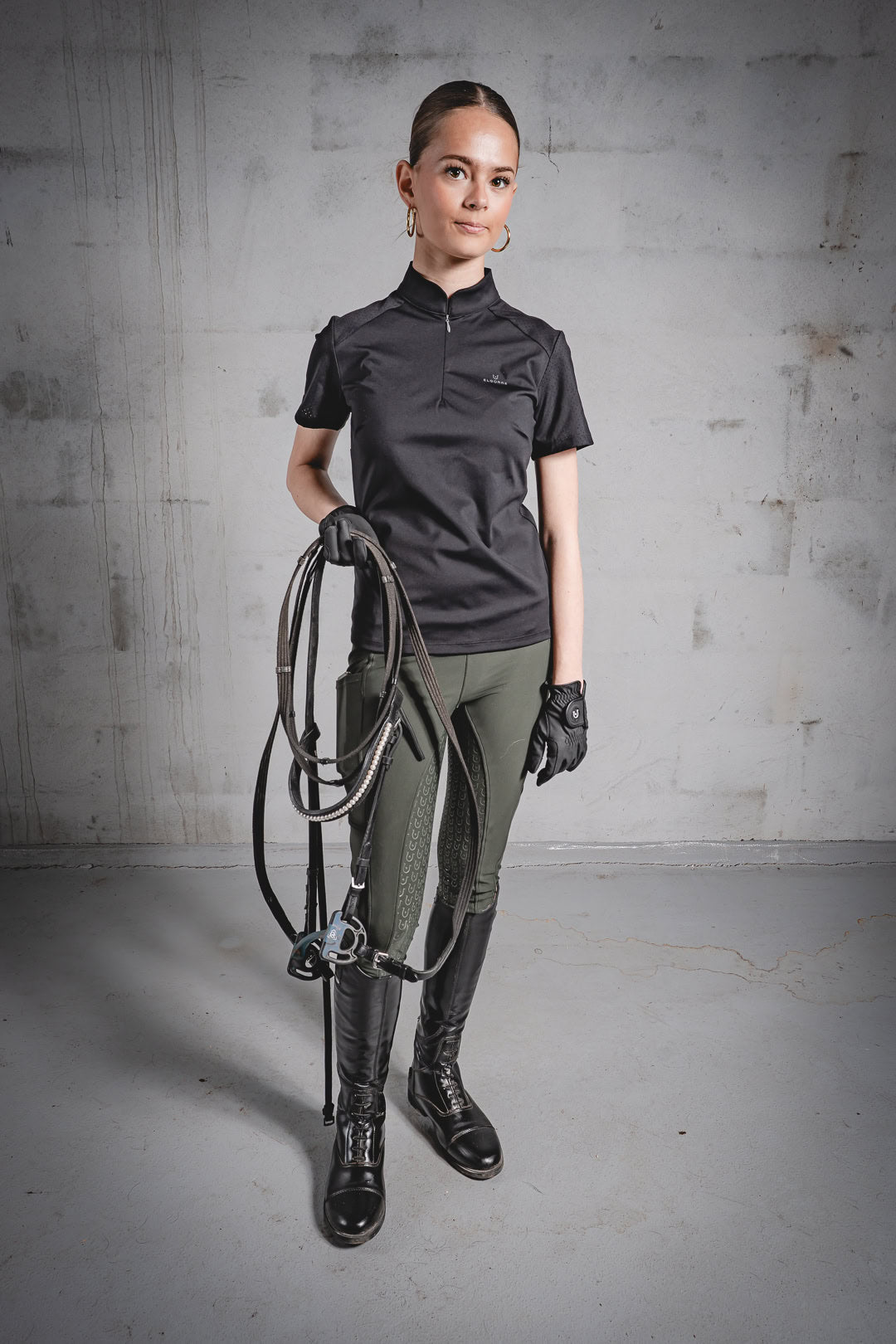 Elgorre Nr. 04 (ridetights skovgrøn)