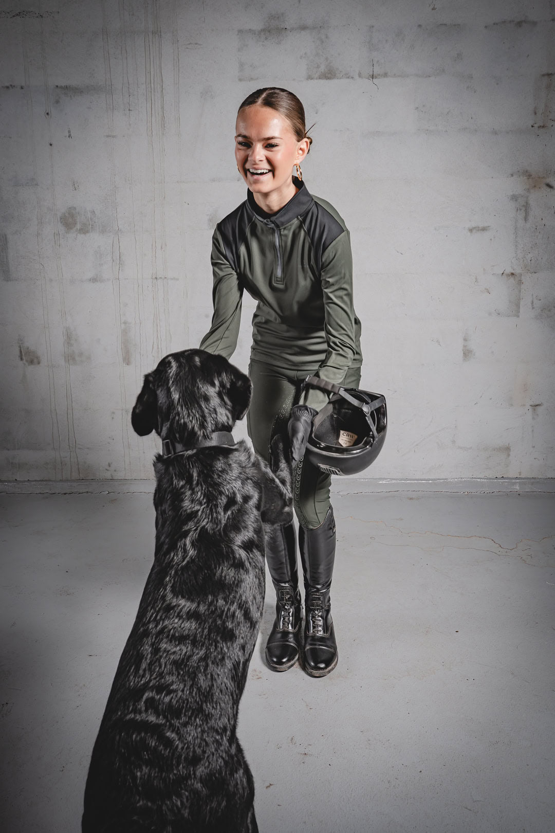 Elgorre Nr. 04 (ridetights skovgrøn)