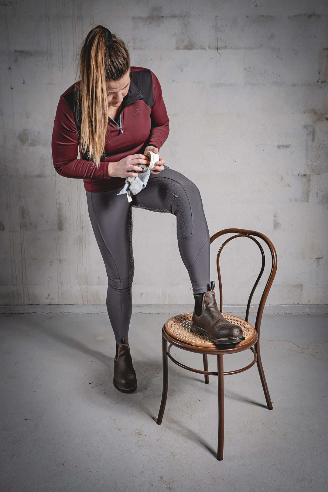 Elgorre Nr. 06 (ridetights grå)