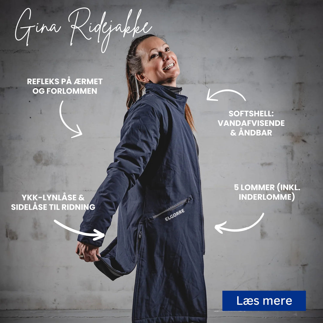 Ridejakke lang - Gina