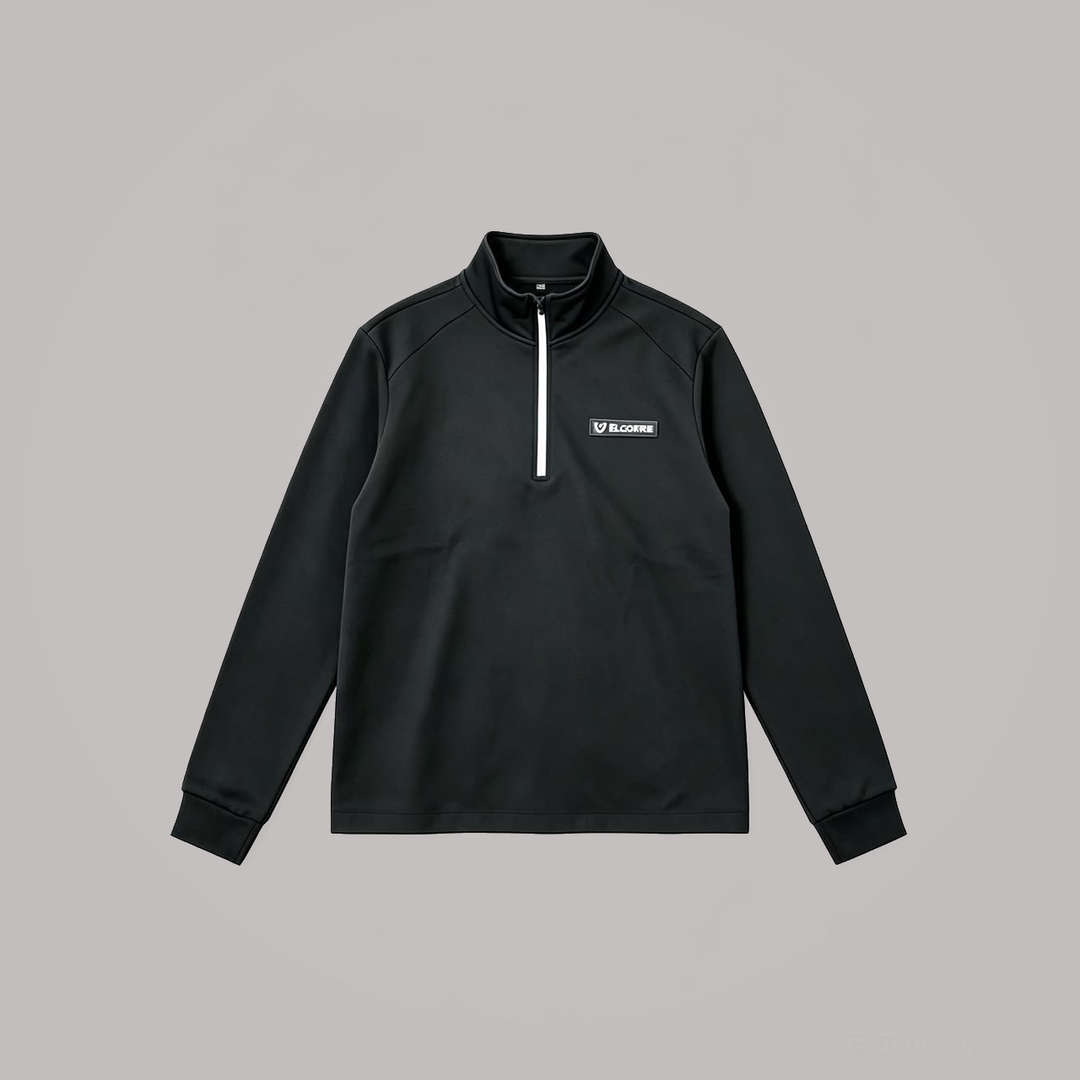 Elgorre Half Zip Sweatshirt Nr. 400 – Unisex – Sort