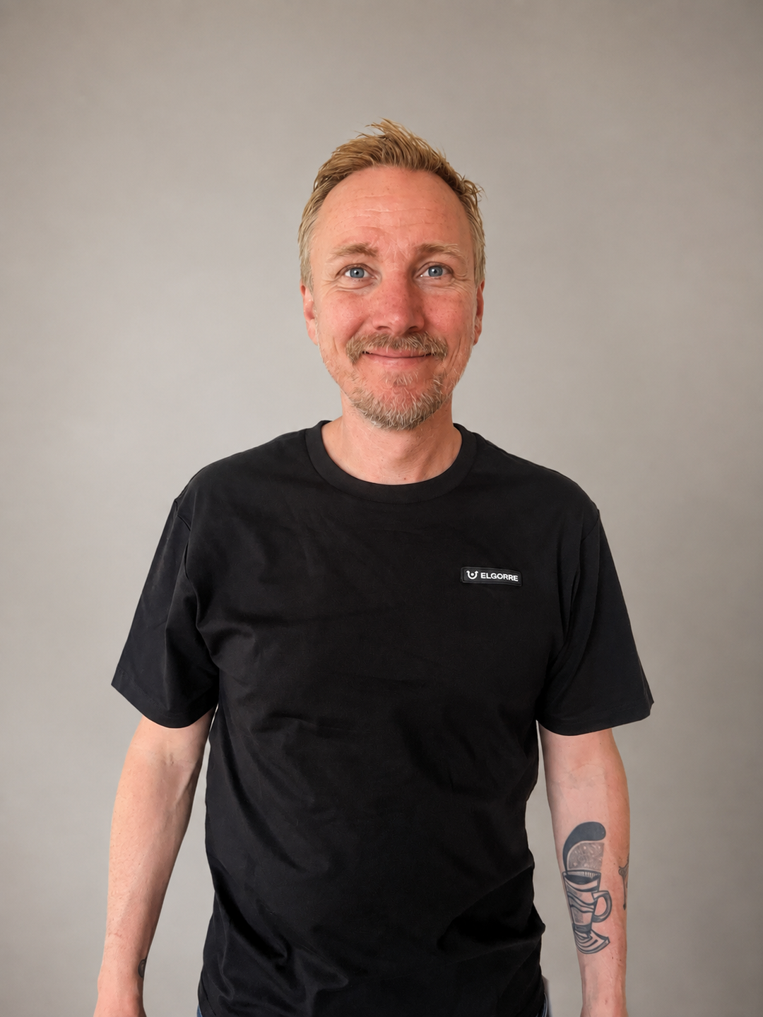 Elgorre Bomulds T-shirt Nr. 301 – Dreng/Herre – Sort