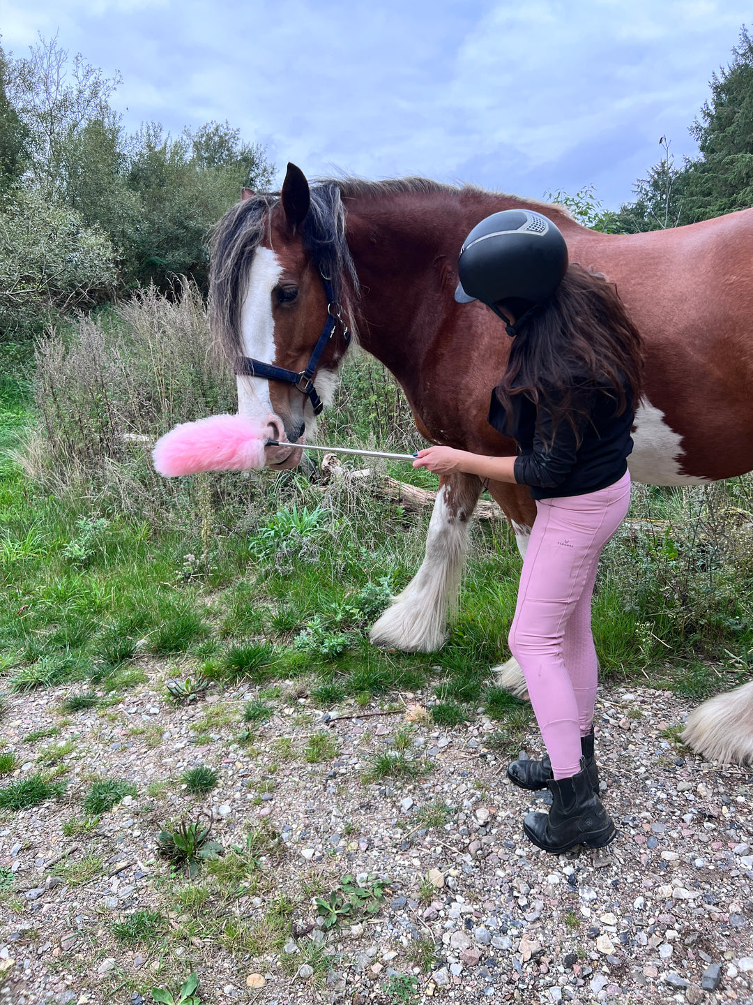 Elgorre Ridebukser Nr. 08 – Pastel Pink  - Støt Brysterne 3. oktober
