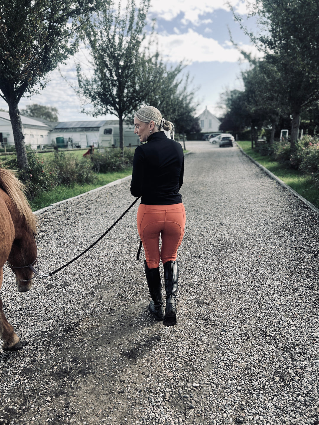 Elgorre Ridebukser Nr. 10 – Orange